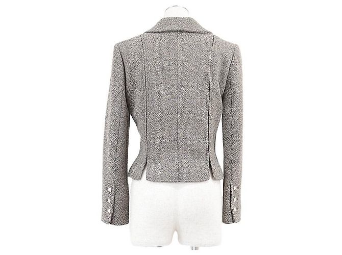 Timeless Chaqueta de punto de lana Chanel Castaño - vista 4