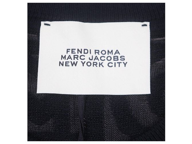 Suéter de lana Fendi×Marc Jacobs Castaño Negro - vista 5