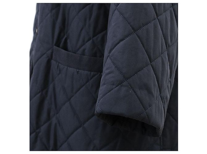 Polyestermantel Salvatore Ferragamo Blau Marineblau - Ansicht 12