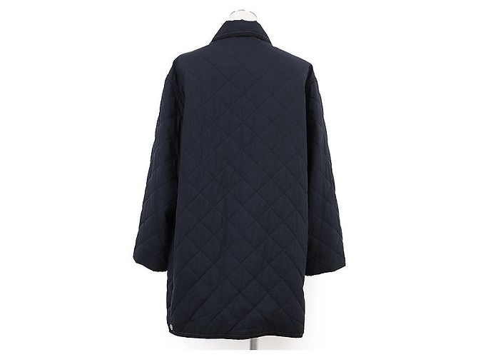 Polyestermantel Salvatore Ferragamo Blau Marineblau - Ansicht 8