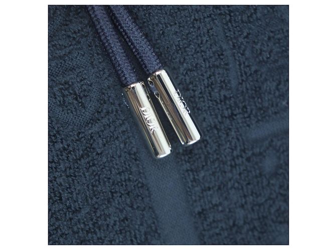 Sudadera de algodón con felpa Oblique de Dior Azul Azul marino - vista 4