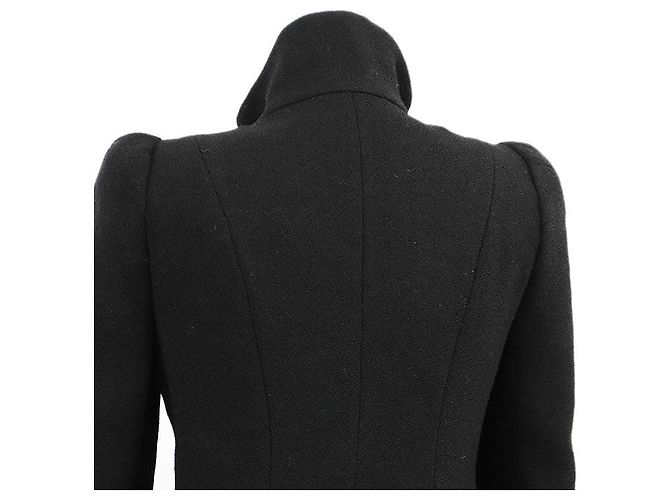 Chaqueta de lana jacquard con logo GG entrelazado de Gucci Negro - vista 16