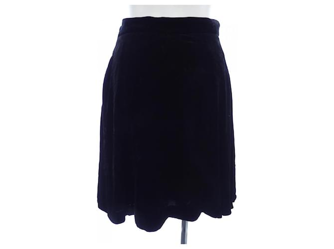 Falda Miu Miu Negro - vista 2