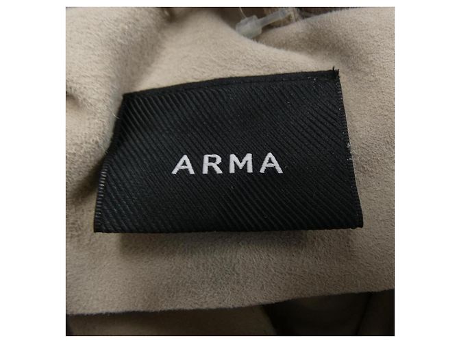 Autre Marque Camicia ARMA Goat Marrone - vista 4