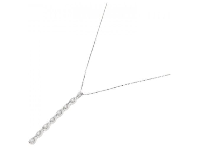 Autre Marque Collana in Diamanti Au750 Argento - vista 2
