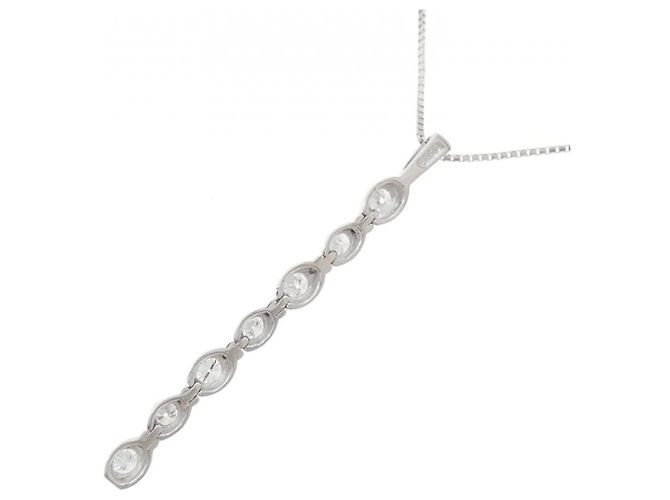 Autre Marque Collana in Diamanti Au750 Argento - vista 4