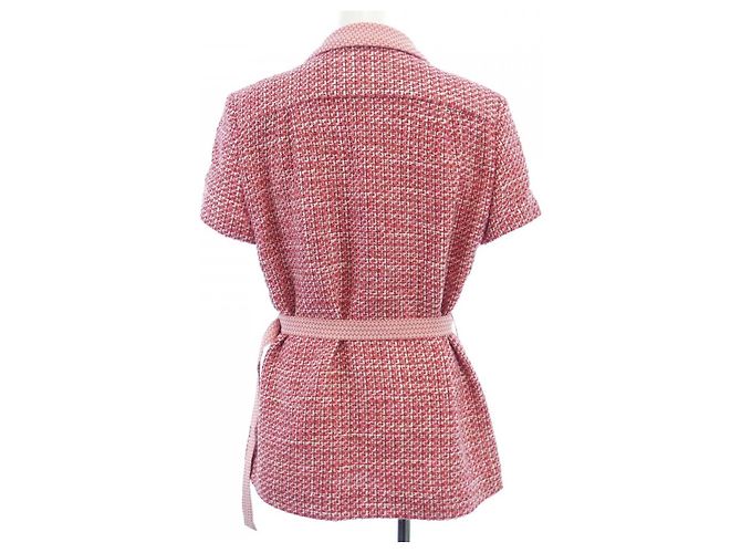 Timeless Chaqueta Vintage Chanel P19031W02895 Roja - vista 2