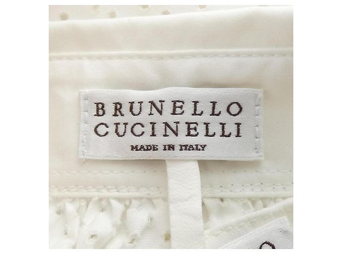 Autre Marque Brunello Cucinelli Kleid Weiß - Ansicht 6