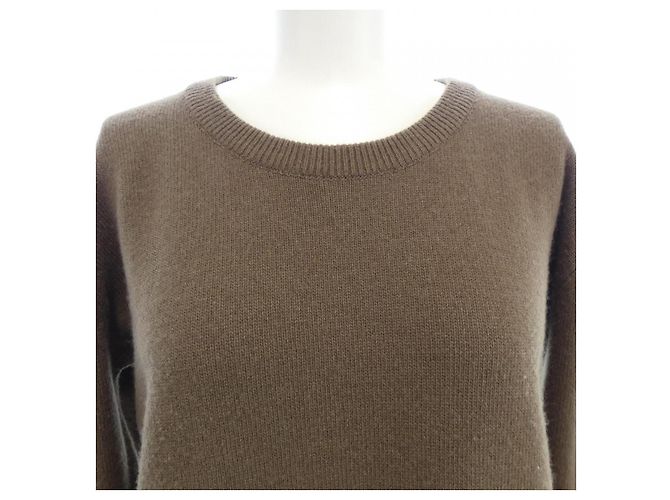 Timeless Chanel 100% Kaschmir Strick Braun Schwarz - Ansicht 5