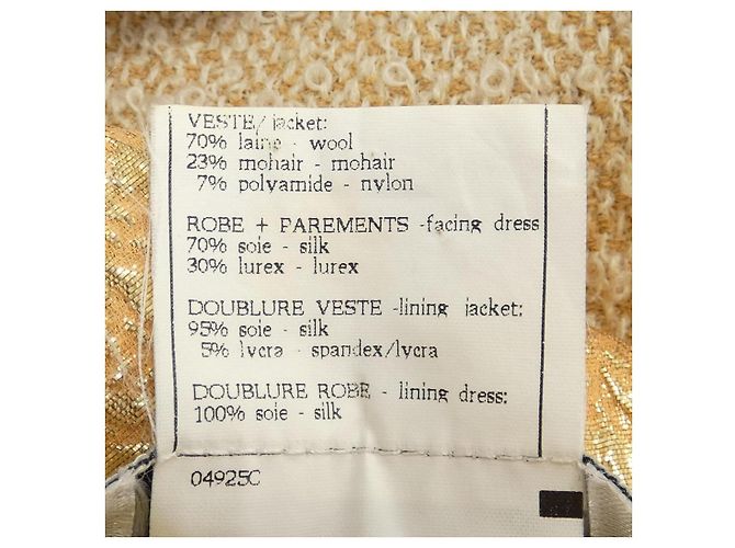 Timeless Cappotto Chanel Beige D'oro - vista 3