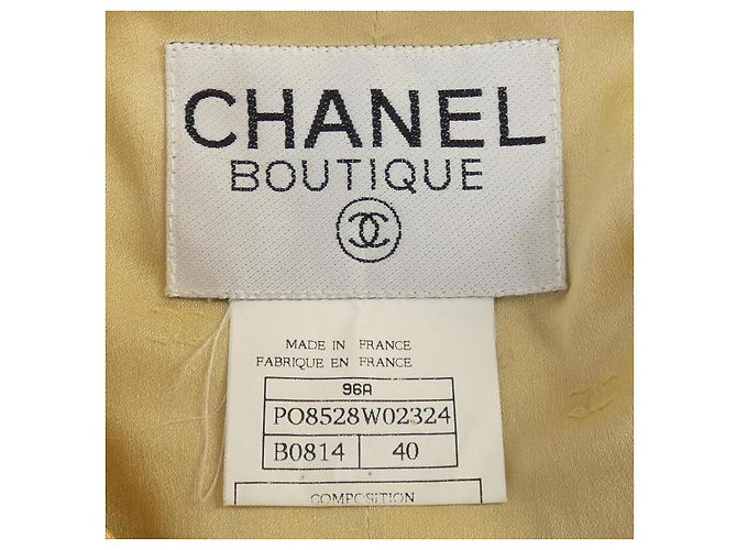 Timeless Cappotto Chanel Beige D'oro - vista 4