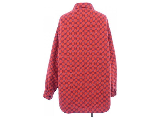 Camisa de algodón Gucci Roja - vista 2