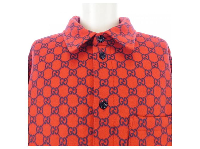 Camisa de algodón Gucci Roja - vista 5