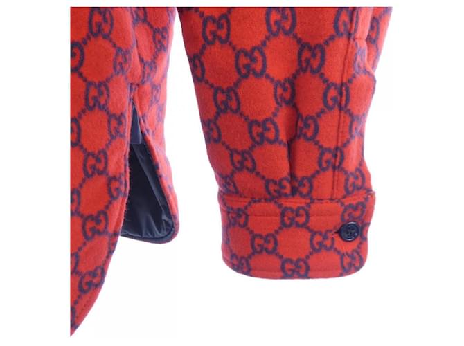 Camisa de algodón Gucci Roja - vista 6