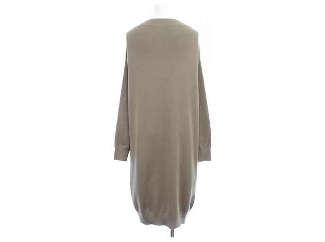 Hermès Hermes Seide-Kaschmir-Kleid 3H2515D6 36 Beige - Ansicht 2