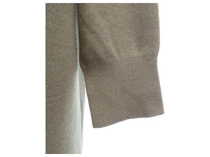 Hermès Hermes Seide-Kaschmir-Kleid 3H2515D6 36 Beige - Ansicht 6