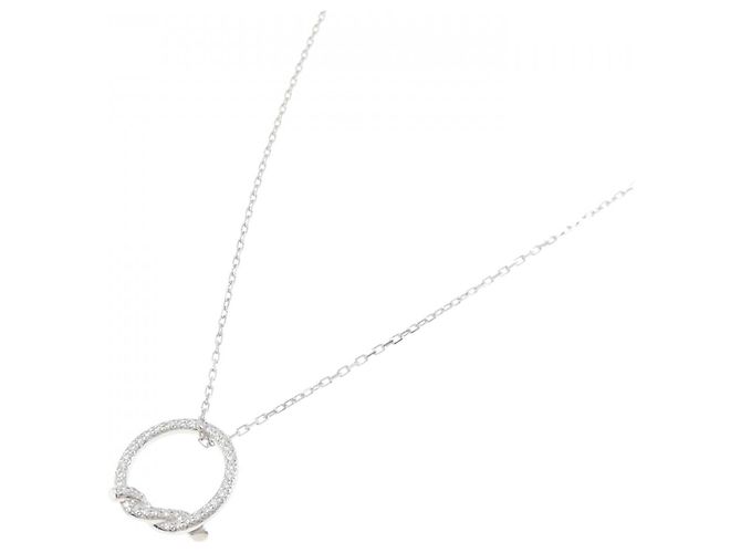 Collana Cartier Entrelacés 750 Oro Bianco Argento - vista 2