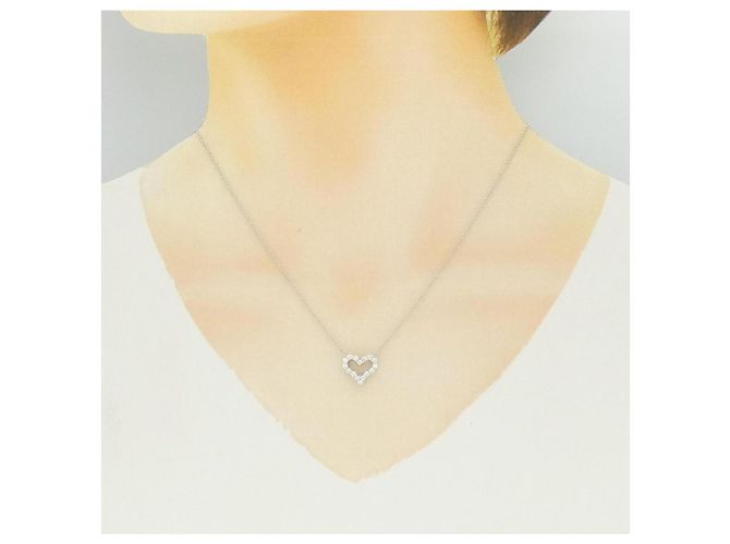 Tiffany & Co Collana Tiffany Sentimental Heart Mini in platino Argento - vista 6