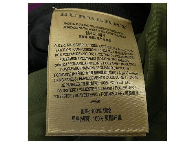 Chaqueta Burberry Púrpura Caqui - vista 3