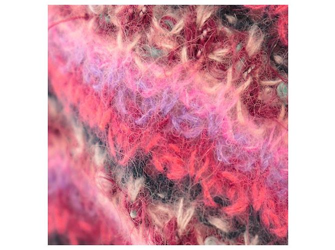 Timeless Chanel Strickpullover aus Alpakamischung Pink - Ansicht 14