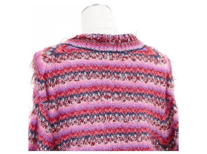 Timeless Chanel Strickpullover aus Alpakamischung Pink - Ansicht 15