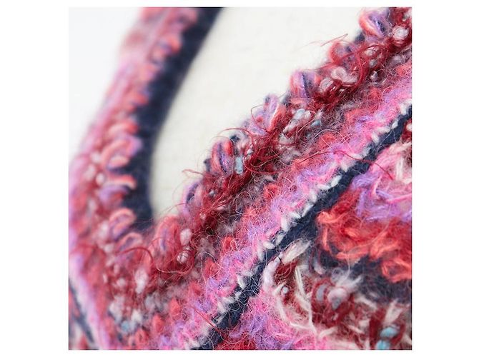 Timeless Chanel Strickpullover aus Alpakamischung Pink - Ansicht 3
