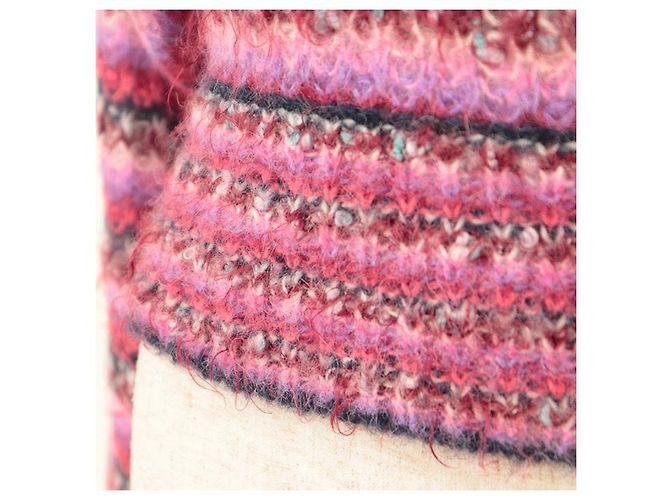 Timeless Chanel Strickpullover aus Alpakamischung Pink - Ansicht 5