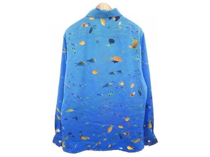 Camisa de seda Loewe H526Y05WAN Azul - vista 2