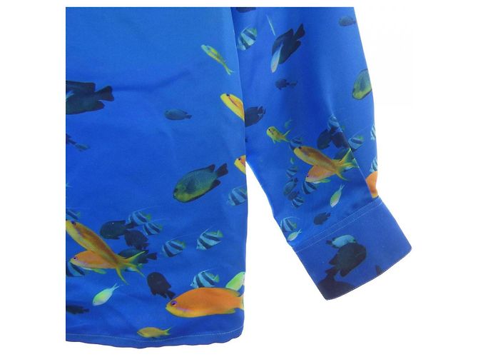 Camisa de seda Loewe H526Y05WAN Azul - vista 6