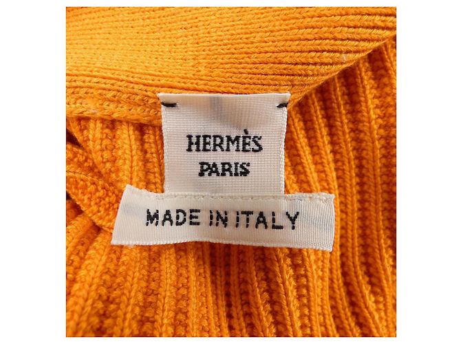 Hermès Cárdigan de cachemira Hermes Naranja - vista 4