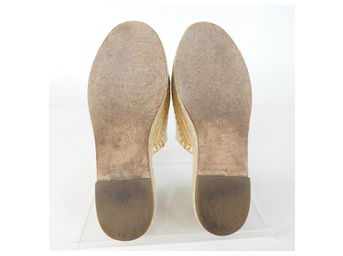 Timeless Sandali Chanel Beige - vista 4