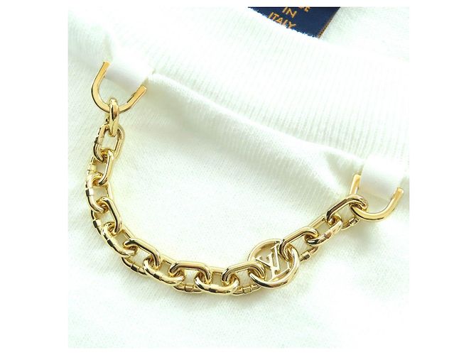 Camiseta Louis Vuitton LVChain Blanco - vista 5