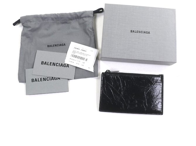 Everyday Monedero de piel CRUSH Balenciaga - vista 2