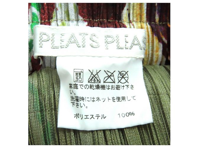 Issey Miyake Completo gonna e top balloon PLEATS PLEASE Marrone Multicolore - vista 11