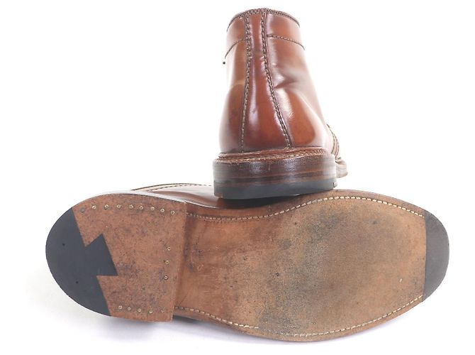 Autre Marque Botas Chukka Alden em couro Cordovan Marrom - vista 4