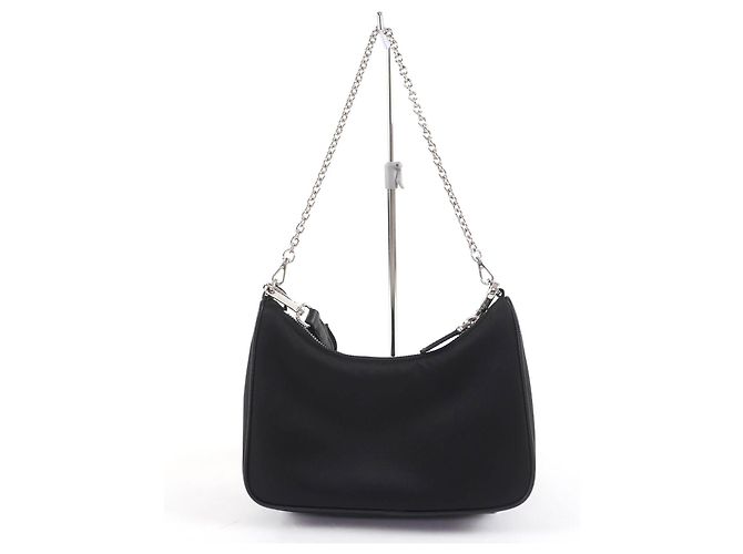 Prada Re-Edition Schultertasche Schwarz - Ansicht 2