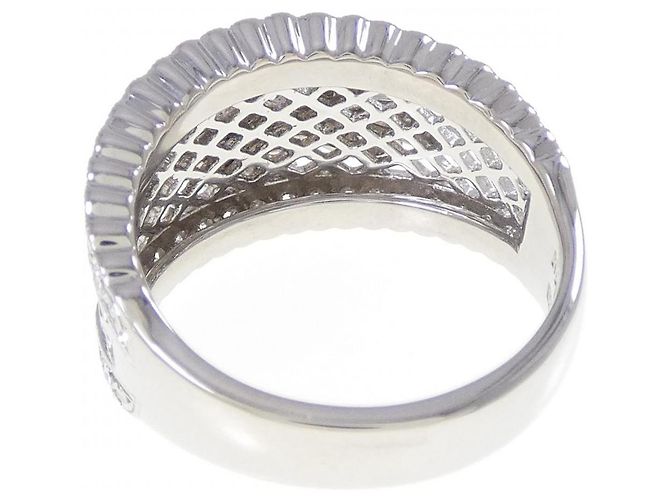 Autre Marque Heiwado Platinum950 Diamond Ring Silber - Ansicht 3