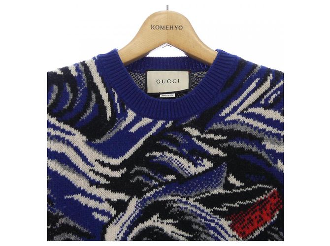 Punto Gucci Negro Blanco Azul - vista 5