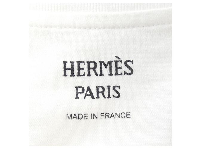 T-shirt Hermès in cotone Bianco - vista 4