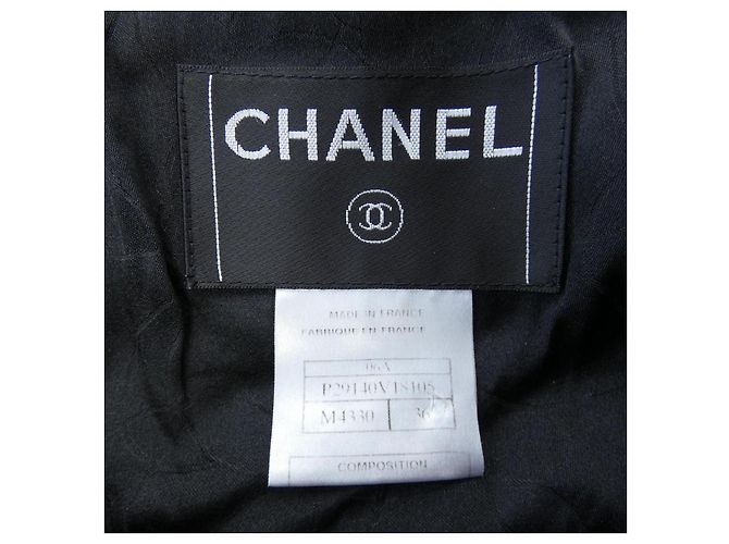 Timeless Chanel Jacke ohne Kragen Schwarz - Ansicht 4