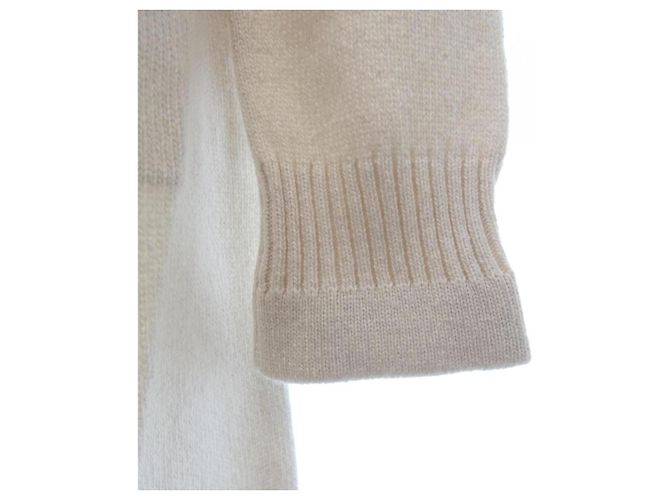 Timeless Cardigan lungo Chanel 100% cashmere Beige - vista 6