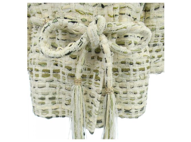 Timeless Chaqueta sin cuello Chanel P57979V43981 Beige - vista 8