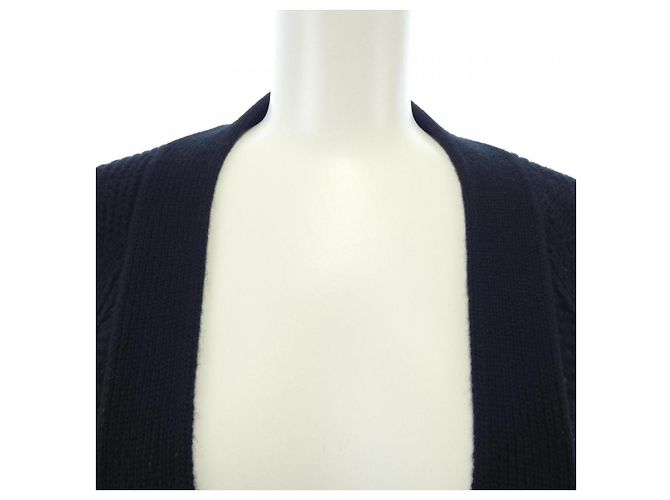 Hermès Wollstrickjacke Hermes 3H2701D4 Schwarz - Ansicht 5