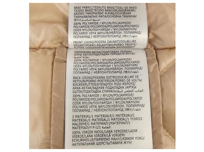 Chaqueta de plumón Moncler Beige - vista 3