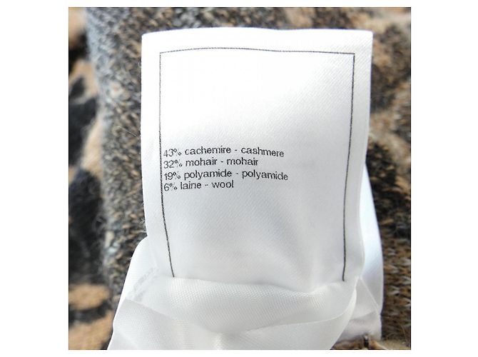 Timeless Chanel P75361K10782 23A Kaschmirstrick Braun Schwarz - Ansicht 3
