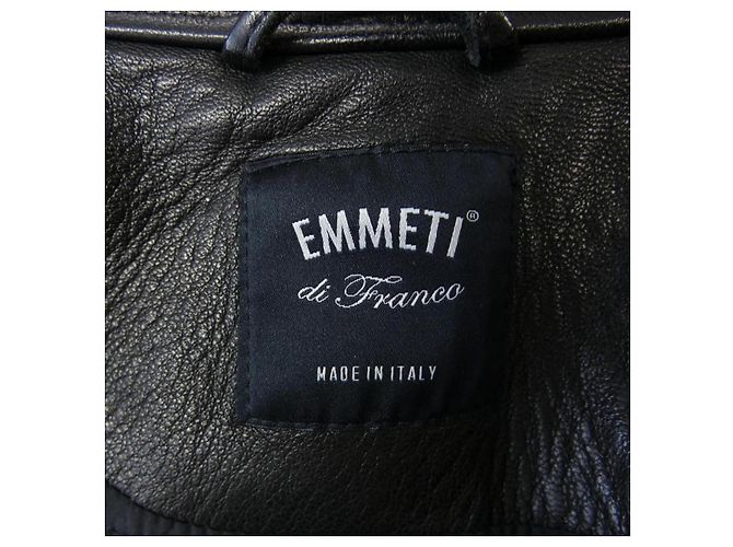 Autre Marque Emmeti Lammfelljacke Schwarz - Ansicht 4