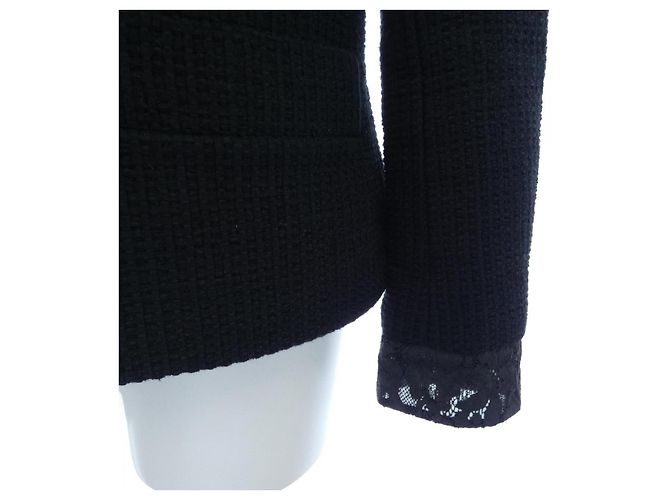 Timeless Chaqueta Chanel sin cuello Negro - vista 6