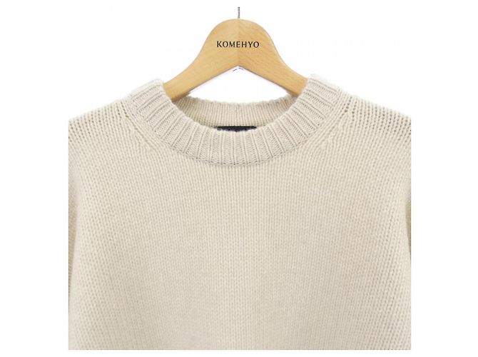 Theory Kaschmir-Mischstrick Beige - Ansicht 5