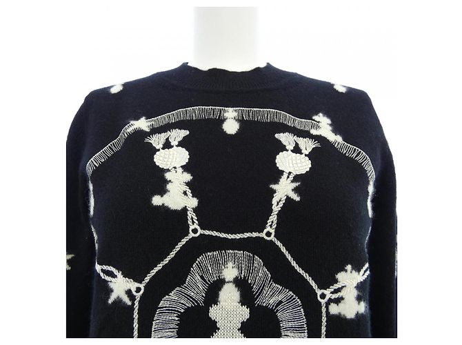 Hermès POSTE ET CAVALERIE Punto de cachemira Negro - vista 5