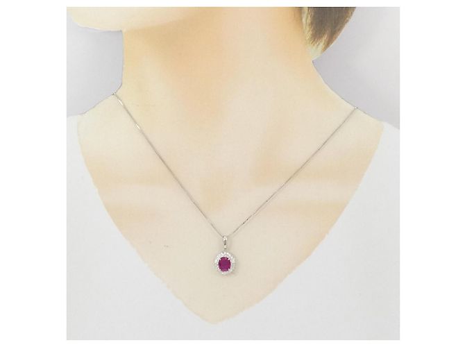Autre Marque Collana in platino Rosso - vista 6